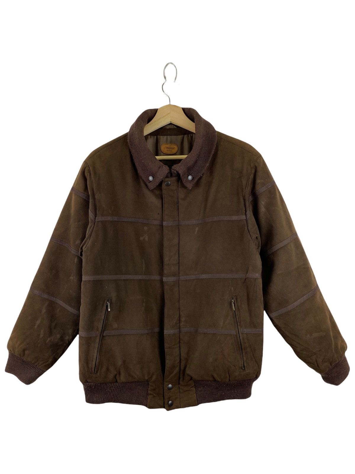 image of Oak Street Bootmakers x Vintage Spogran Oak Velvet Jacket in Brown, Men's (Size Medium)
