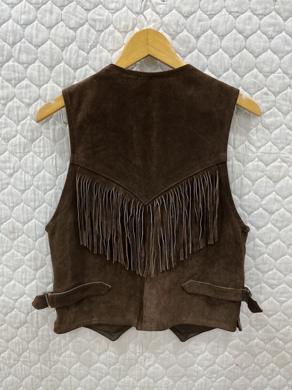 Vintage (Pppp). HORSELAND LEATHER VEST Size M / US 6-8 / IT 42-44 - 4 Thumbnail