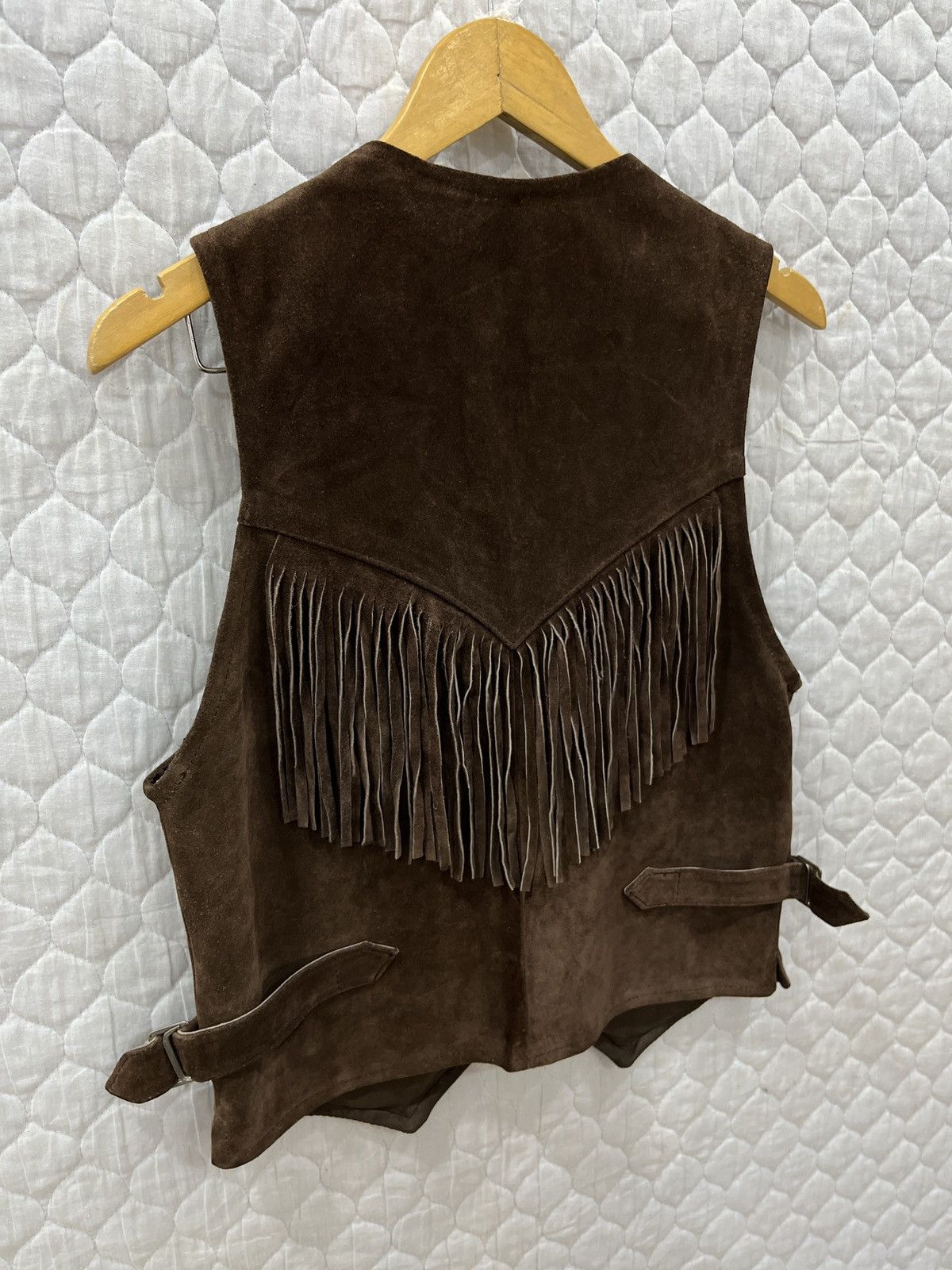 Vintage (Pppp). HORSELAND LEATHER VEST Size M / US 6-8 / IT 42-44 - 6 Thumbnail