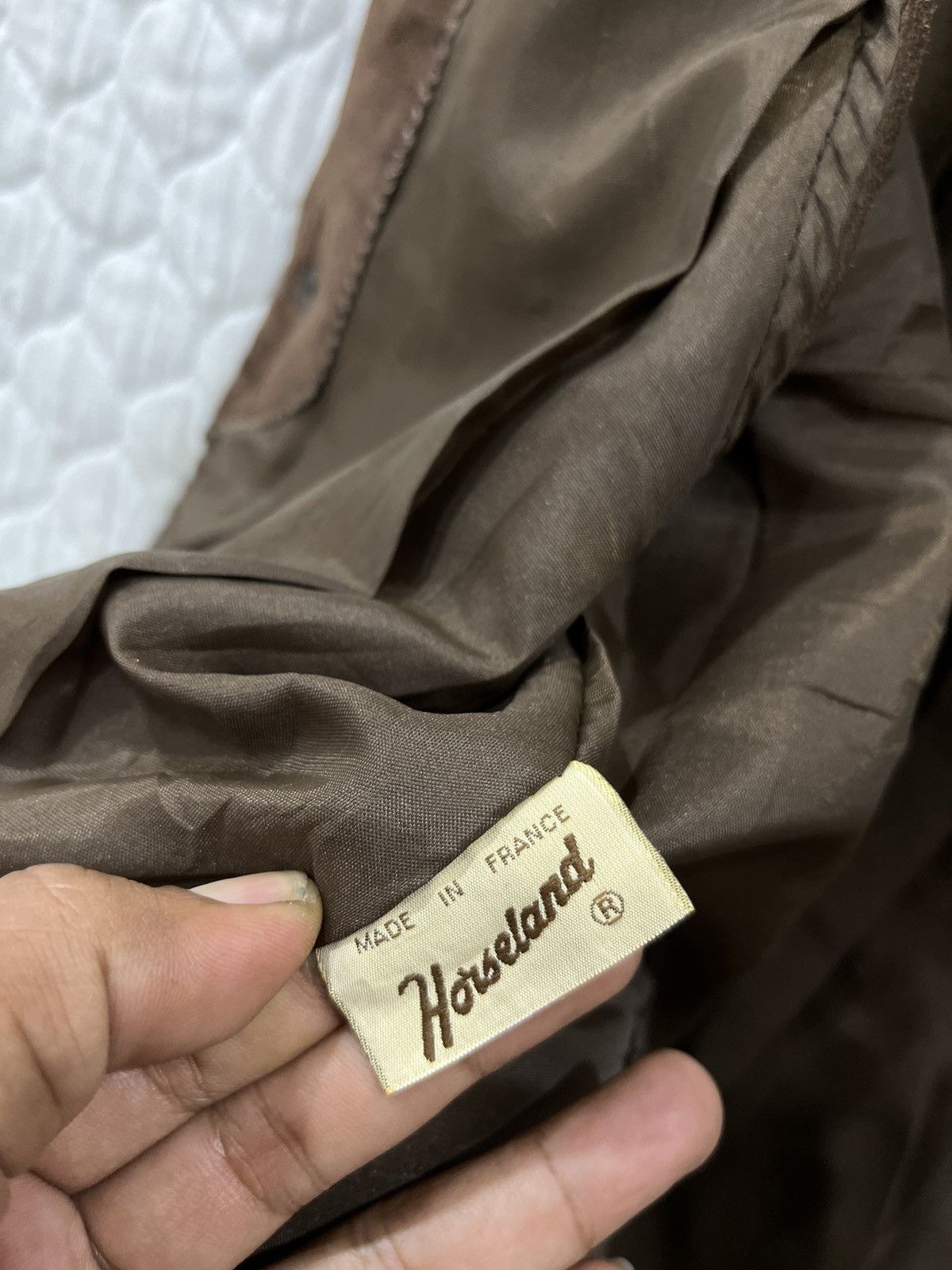Vintage (Pppp). HORSELAND LEATHER VEST Size M / US 6-8 / IT 42-44 - 10 Thumbnail