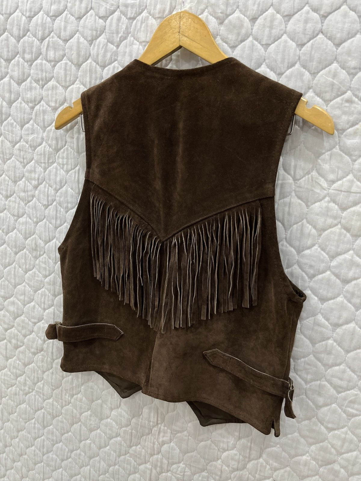 Vintage (Pppp). HORSELAND LEATHER VEST Size M / US 6-8 / IT 42-44 - 5 Thumbnail
