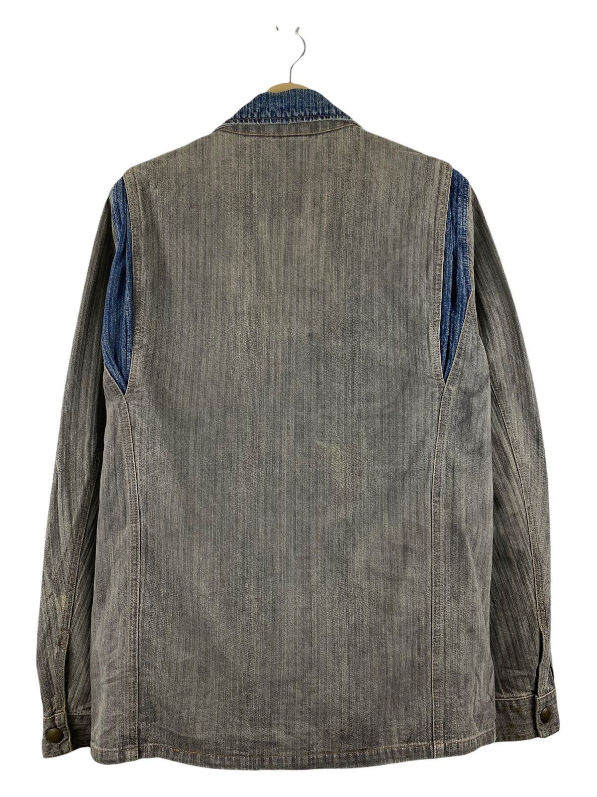 Japanese Brand SLYZDERS DENIM JACKET NICE DESIGN Size US M / EU 48-50 / 2 - 2 Thumbnail