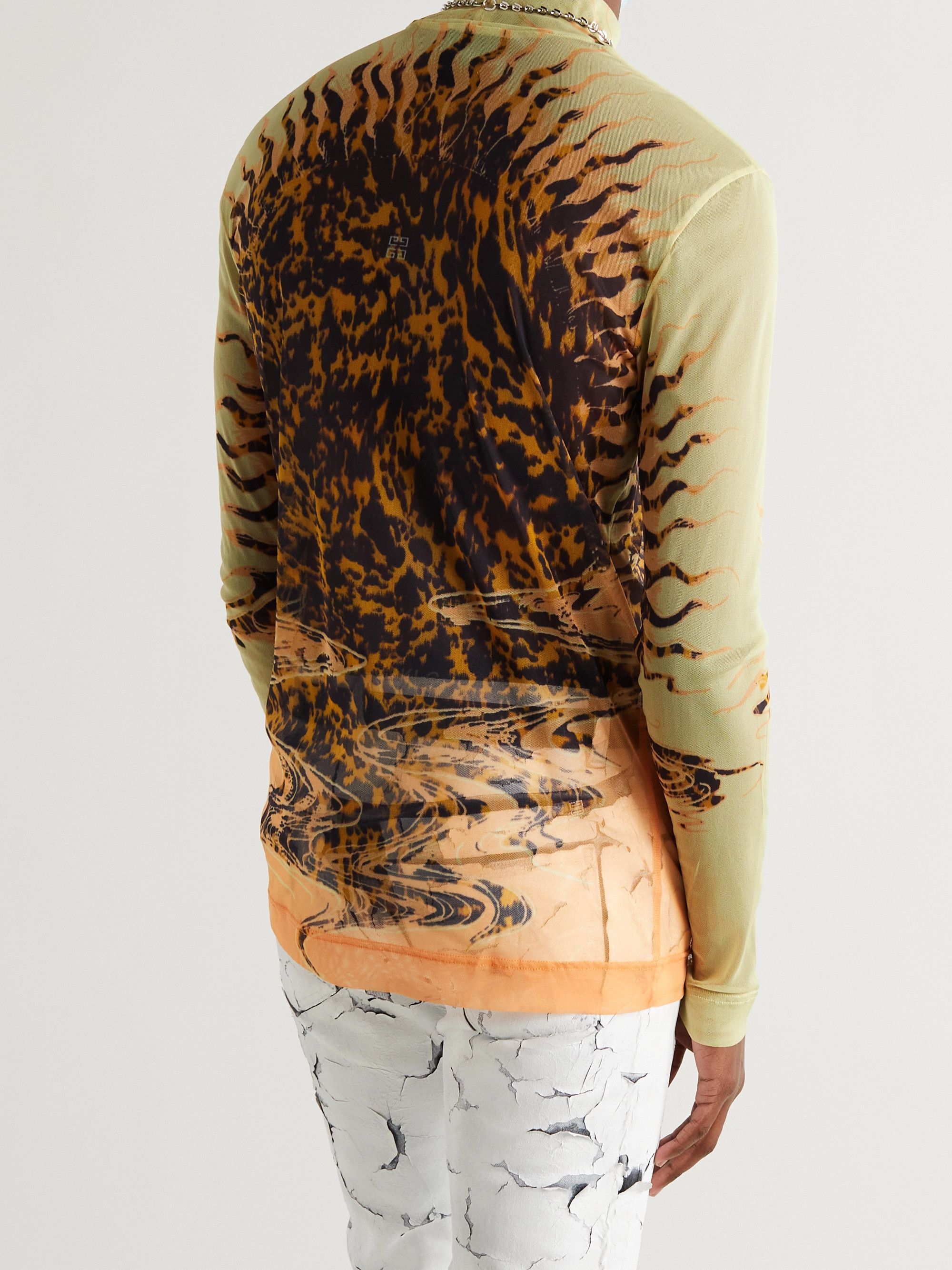 Givenchy SS21 Givenchy Matthew Williams Sun Mesh Roll Neck Size US M / EU 48-50 / 2 - 3 Thumbnail