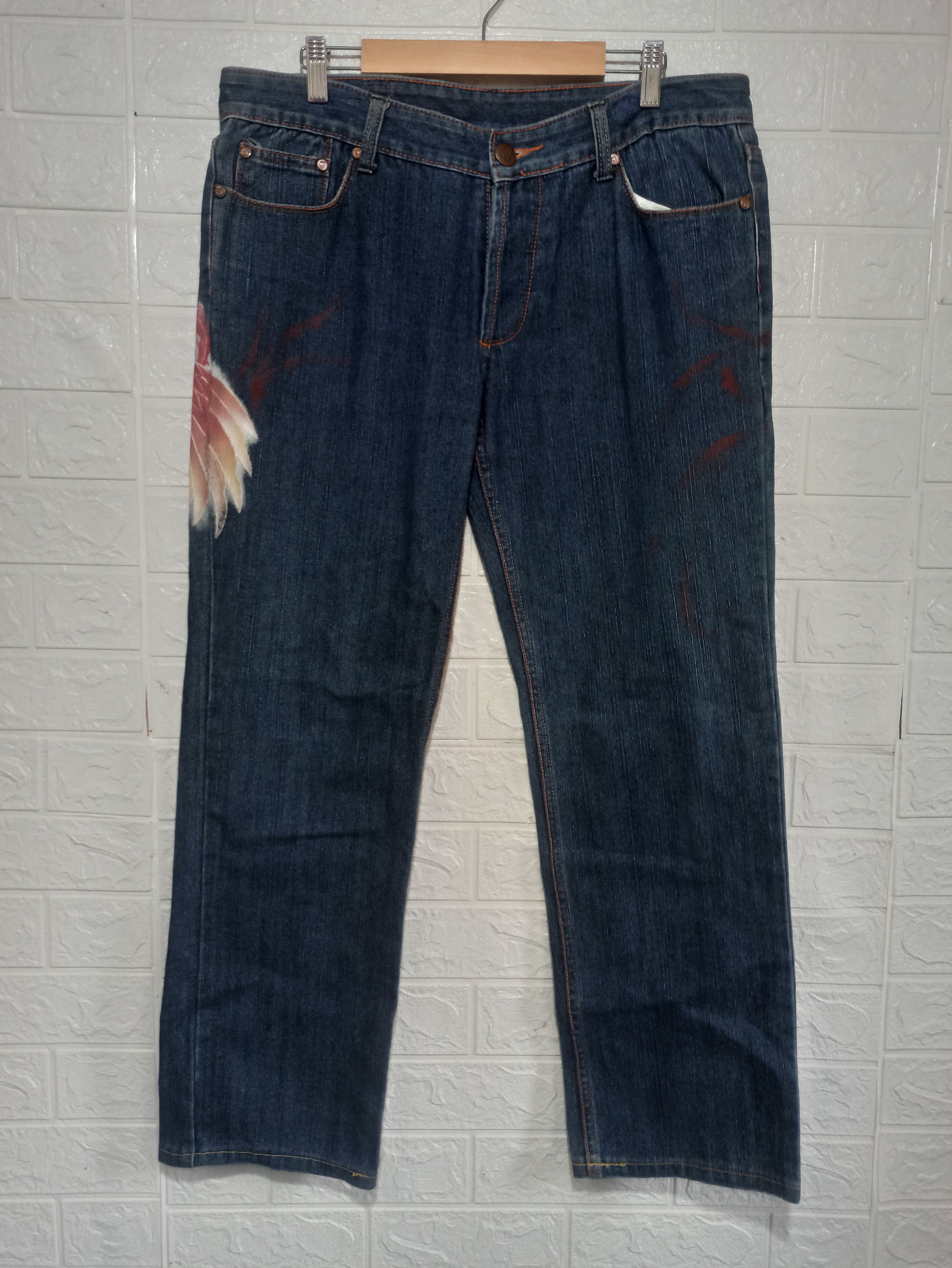 Japanese Brand 🔥Rare🔥 Redefine The Tradition Denim Pants Size US 35 - 2 Thumbnail