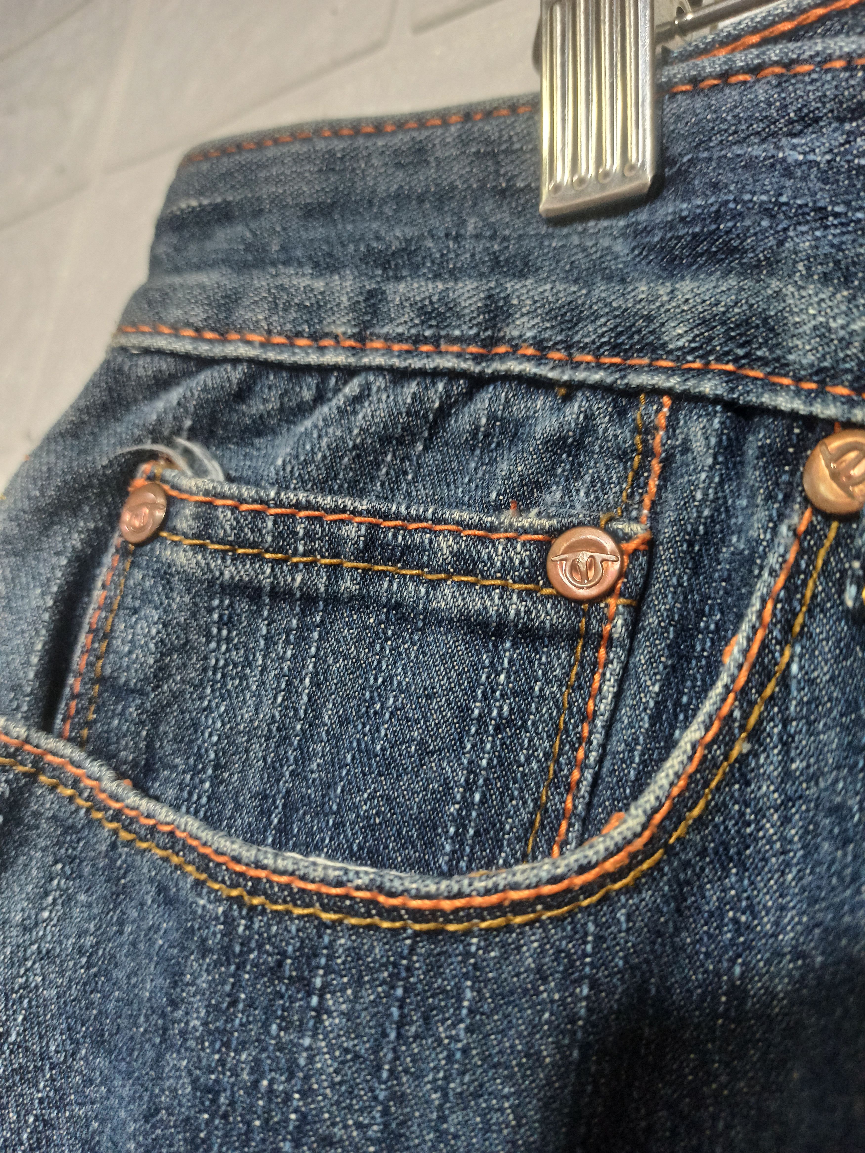 Japanese Brand 🔥Rare🔥 Redefine The Tradition Denim Pants Size US 35 - 5 Thumbnail