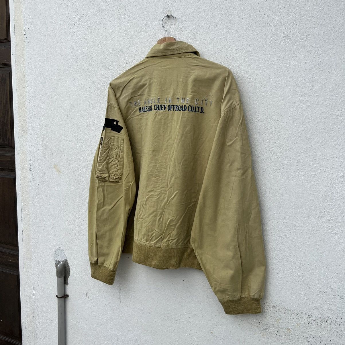 Japanese Brand VINTAGE VARSITY BOMBER JACKET MARSHALL CHIEF OFFROAD CO TLD Size US L / EU 52-54 / 3 - 9 Thumbnail