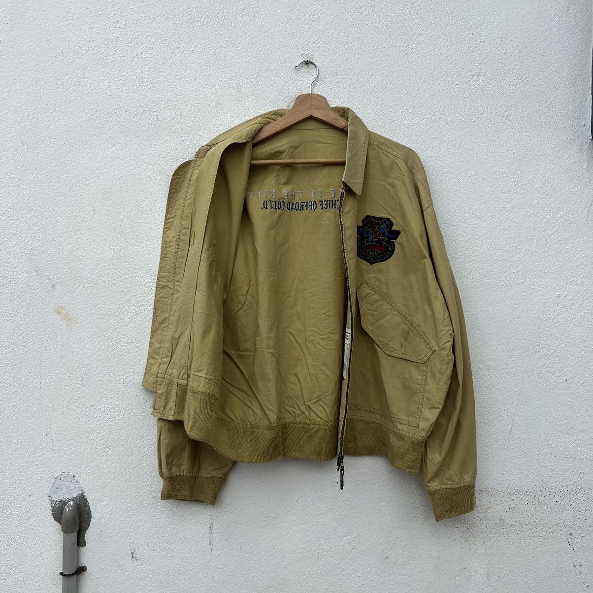 Japanese Brand VINTAGE VARSITY BOMBER JACKET MARSHALL CHIEF OFFROAD CO TLD Size US L / EU 52-54 / 3 - 11 Thumbnail