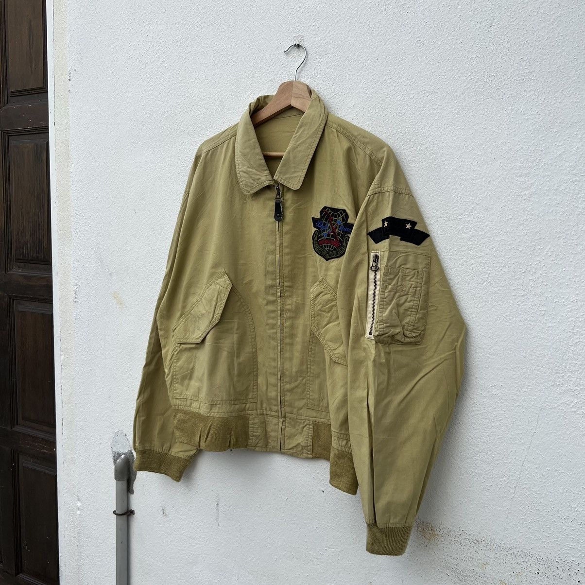 Japanese Brand VINTAGE VARSITY BOMBER JACKET MARSHALL CHIEF OFFROAD CO TLD Size US L / EU 52-54 / 3 - 5 Thumbnail