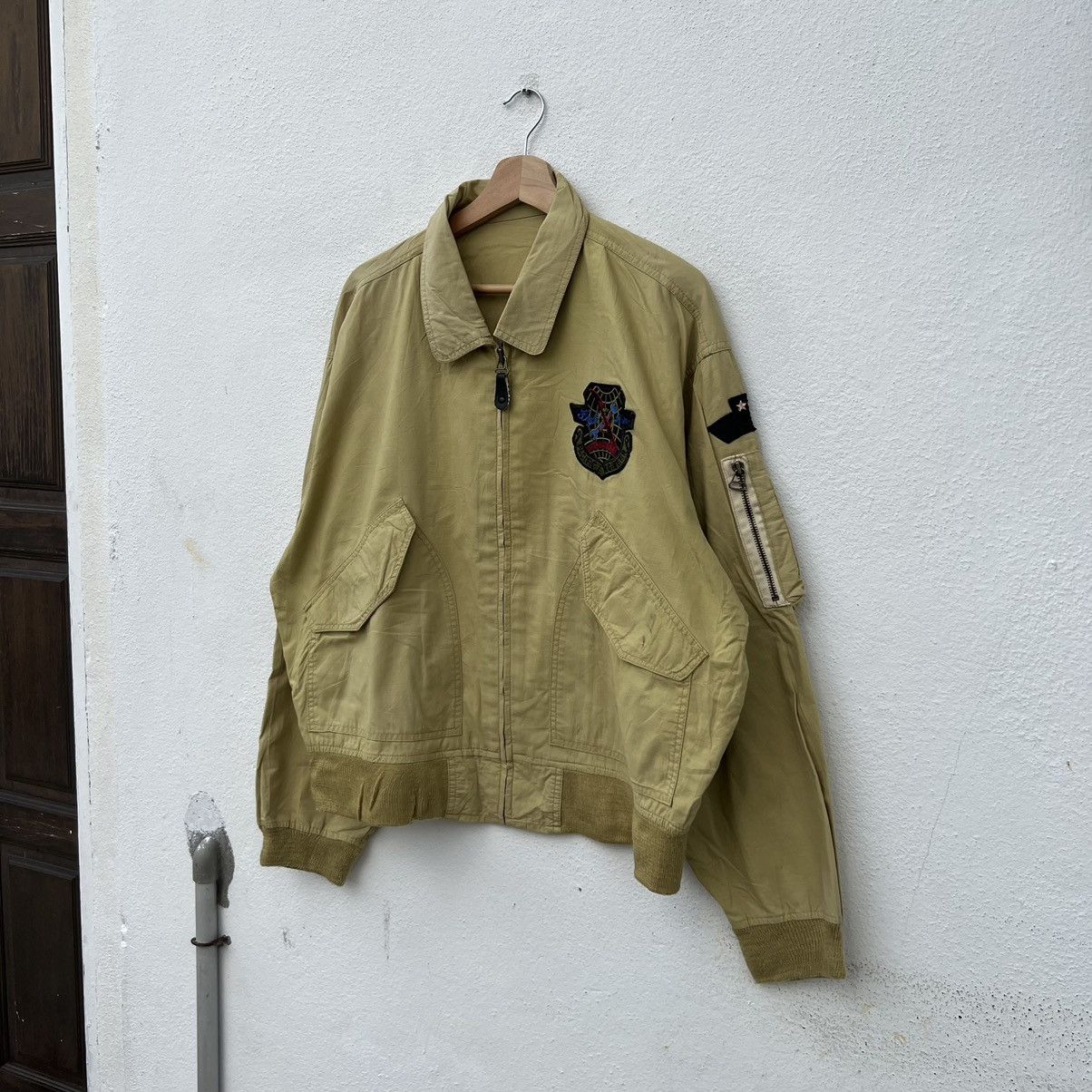 Japanese Brand VINTAGE VARSITY BOMBER JACKET MARSHALL CHIEF OFFROAD CO TLD Size US L / EU 52-54 / 3 - 2 Thumbnail