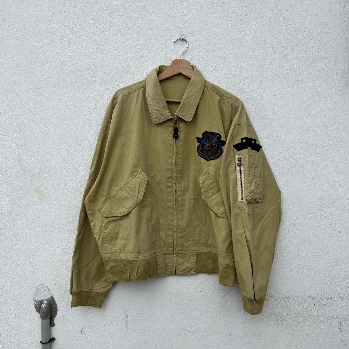 Japanese Brand VINTAGE VARSITY BOMBER JACKET MARSHALL CHIEF OFFROAD CO TLD Size US L / EU 52-54 / 3 - 4 Thumbnail