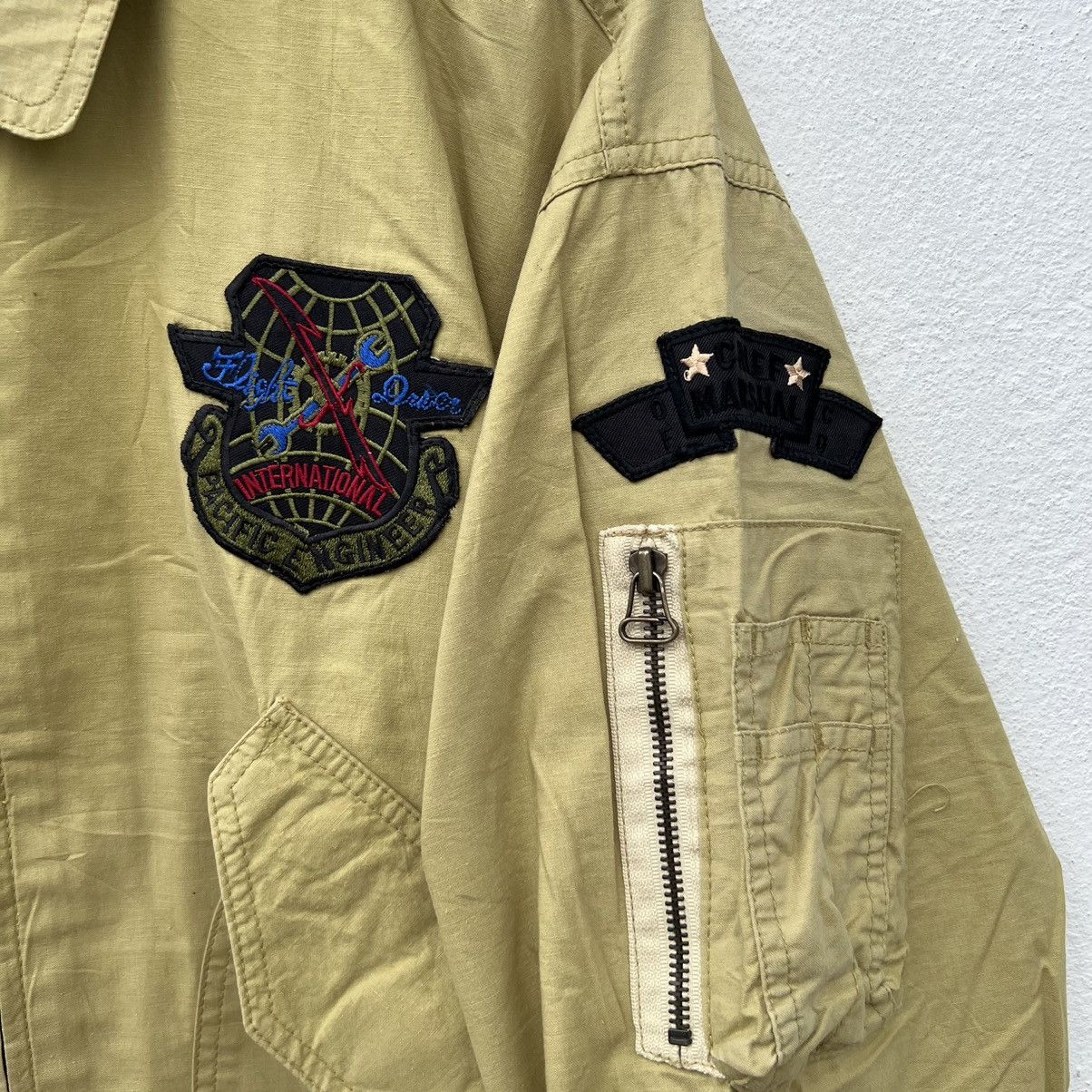 Japanese Brand VINTAGE VARSITY BOMBER JACKET MARSHALL CHIEF OFFROAD CO TLD Size US L / EU 52-54 / 3 - 6 Thumbnail