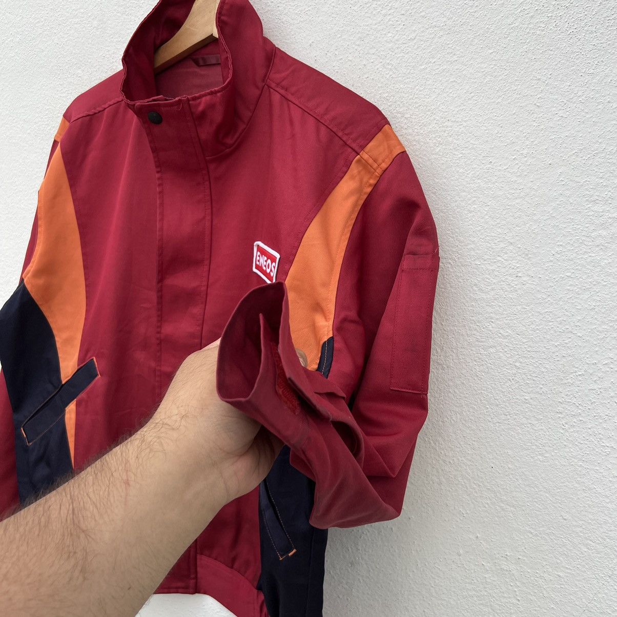 Japanese Brand VINTAGE ENEOS BOMBER JACKET BIG LOGO RACING SPEACIALIST Size US L / EU 52-54 / 3 - 5 Thumbnail