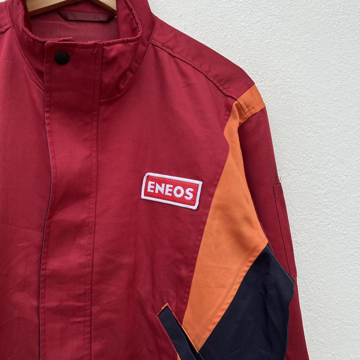 Japanese Brand VINTAGE ENEOS BOMBER JACKET BIG LOGO RACING SPEACIALIST Size US L / EU 52-54 / 3 - 4 Thumbnail
