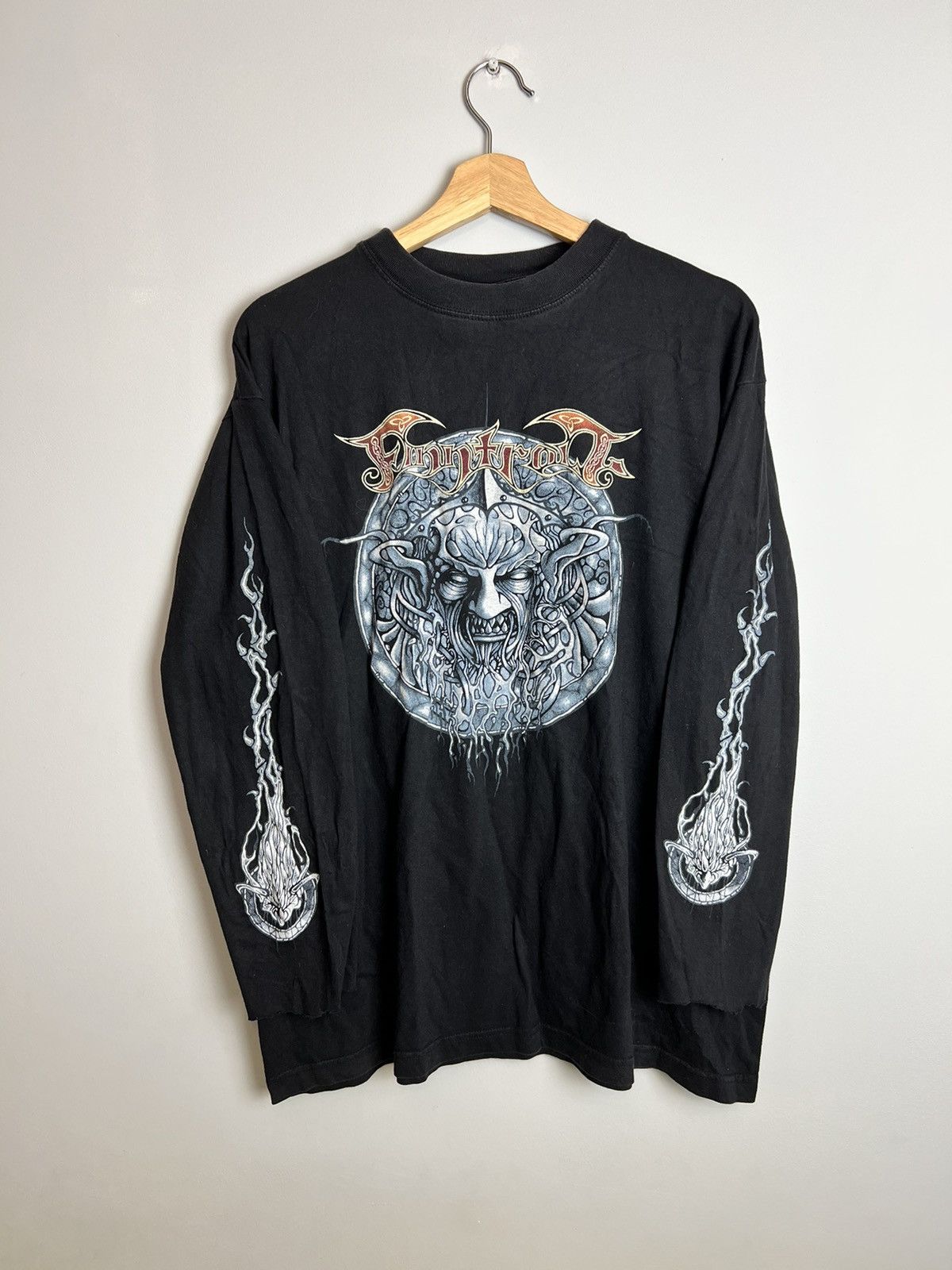 Band Tees Vintage 00s Finntroll Folk Metal Band Longsleeve Size US XL / EU 56 / 4 - 1 Thumbnail