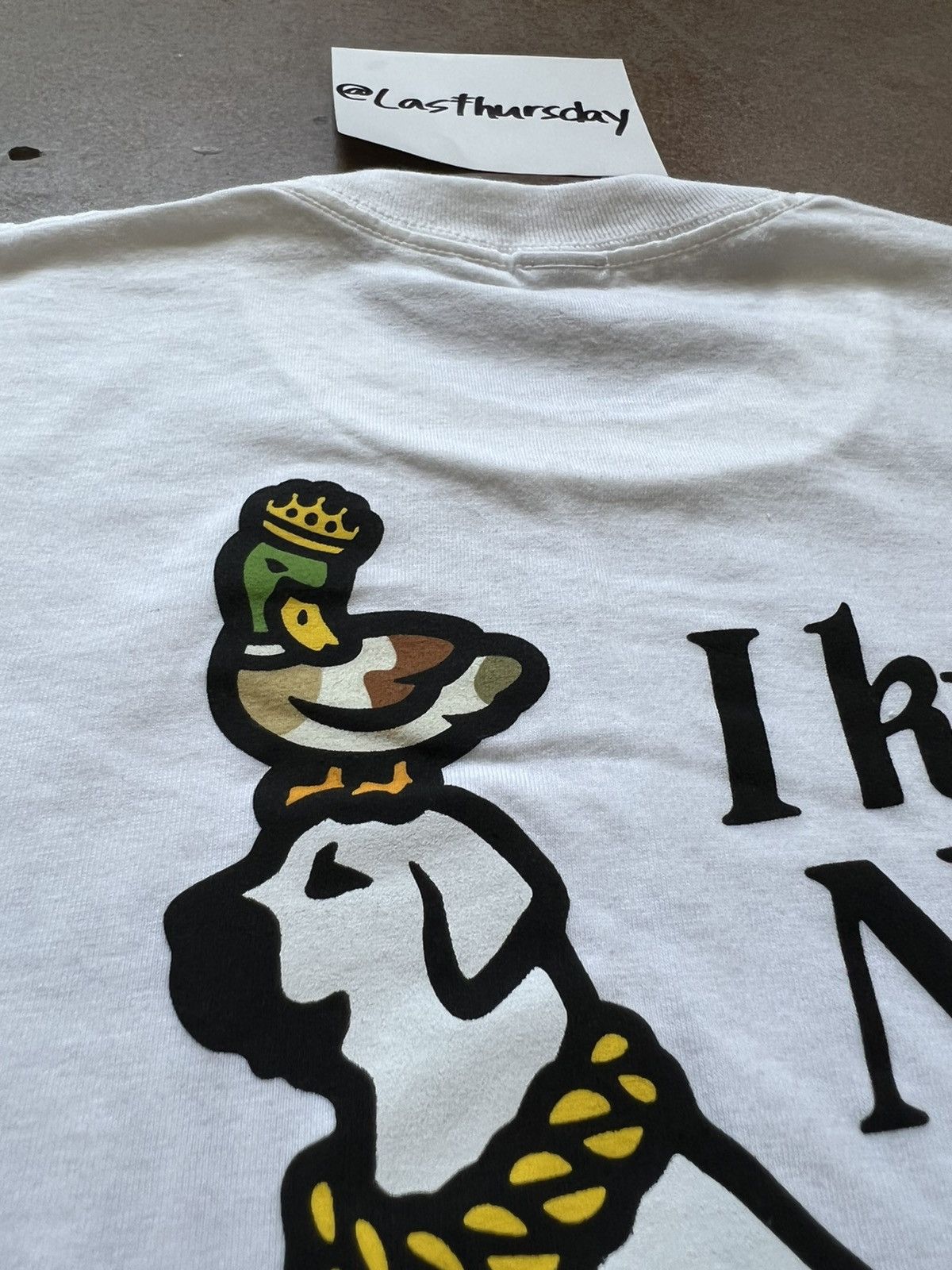 Nigo Nigo “I Know Nigo” Carpet Tee White XL Size US XL / EU 56 / 4 - 6 Thumbnail