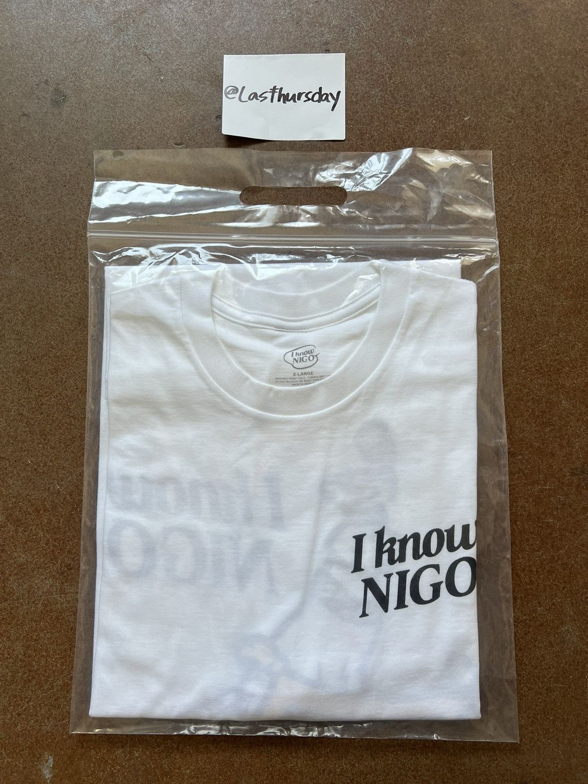 Nigo Nigo “I Know Nigo” Carpet Tee White XL Size US XL / EU 56 / 4 - 2 Thumbnail