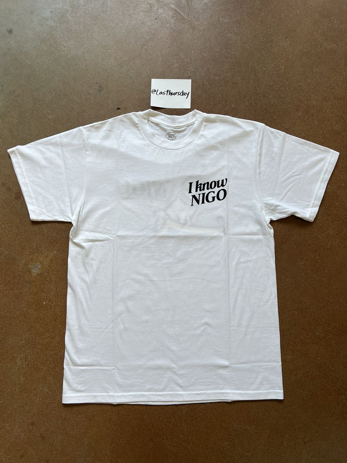 Nigo Nigo “I Know Nigo” Carpet Tee White XL Size US XL / EU 56 / 4 - 3 Thumbnail