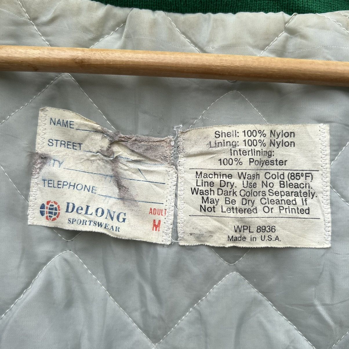 Delong DELONG SPORTSWEAR VARSITY JACKET BIG LOGO RAMBLERS Size US M / EU 48-50 / 2 - 13 Thumbnail