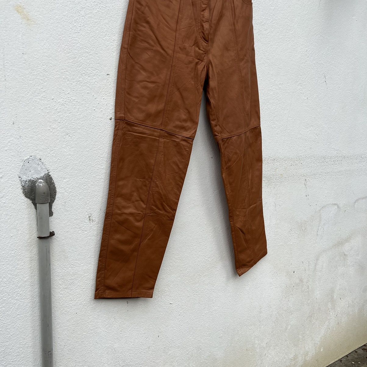 Japanese Brand VINTAGE LEATHER PANTS BIKER PARACHUTE JAPANESE BRAND Size US 29 - 4 Thumbnail