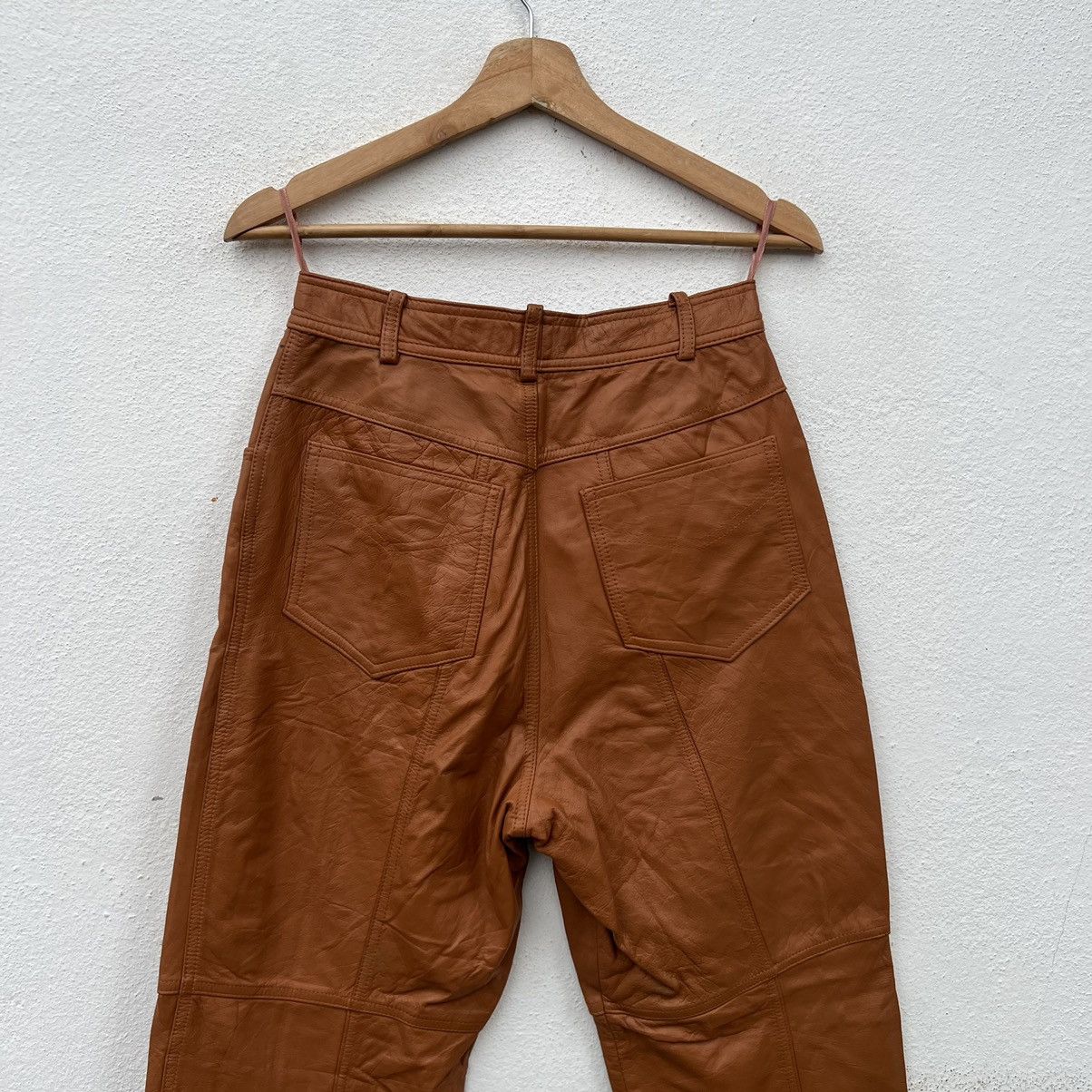 Japanese Brand VINTAGE LEATHER PANTS BIKER PARACHUTE JAPANESE BRAND Size US 29 - 11 Thumbnail