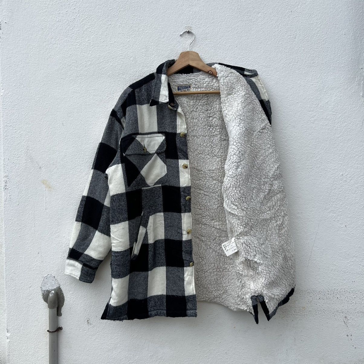 Flannel VINTAGE VOIXD HOMME FLANNEL JACKET TARTAN DESIGN Size US L / EU 52-54 / 3 - 12 Thumbnail