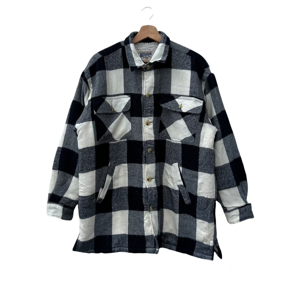 Flannel VINTAGE VOIXD HOMME FLANNEL JACKET TARTAN DESIGN Size US L / EU 52-54 / 3 - 1 Thumbnail