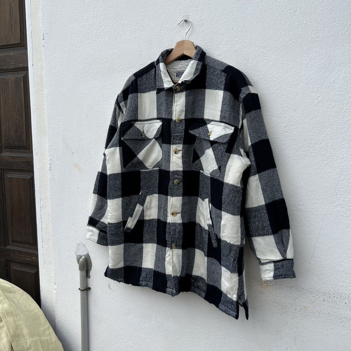 Flannel VINTAGE VOIXD HOMME FLANNEL JACKET TARTAN DESIGN Size US L / EU 52-54 / 3 - 2 Thumbnail
