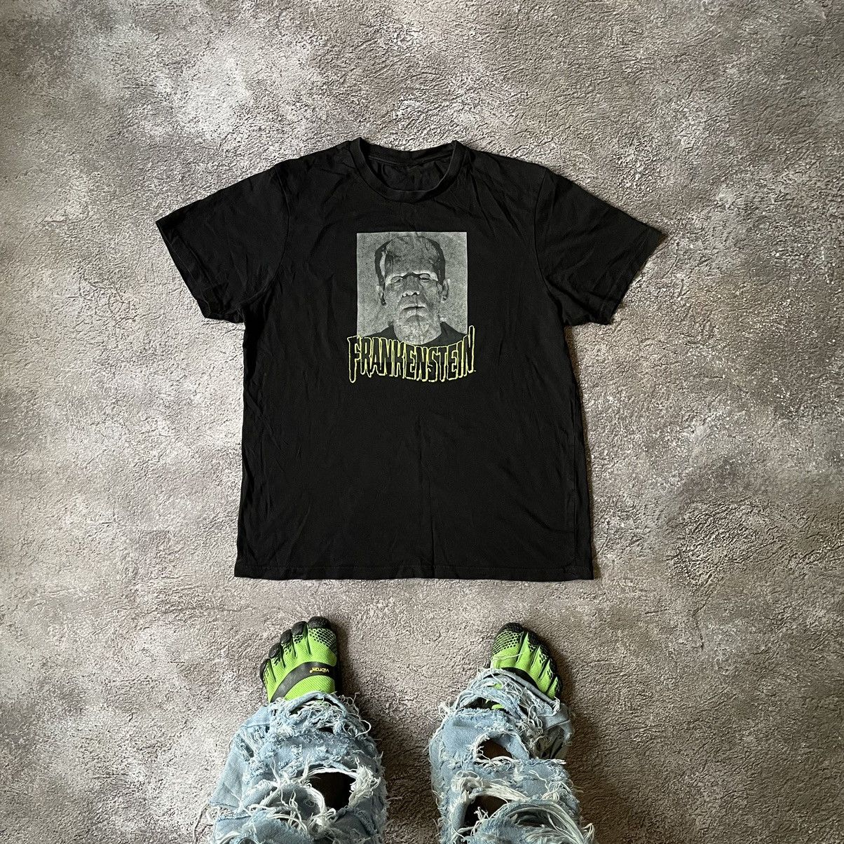 Band Tees Vintage Y2K FRANKENSTEIN ABSTRACT CREEPY HORROR SKELETON Size US M / EU 48-50 / 2 - 1 Thumbnail