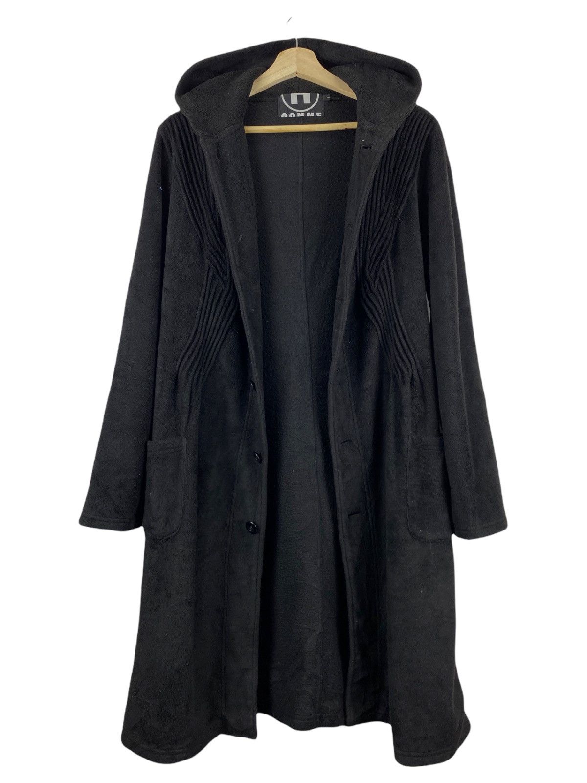 Japanese Brand GOMME BLACK FLEECE LONG JACKET Size US M / EU 48-50 / 2 - 3 Thumbnail