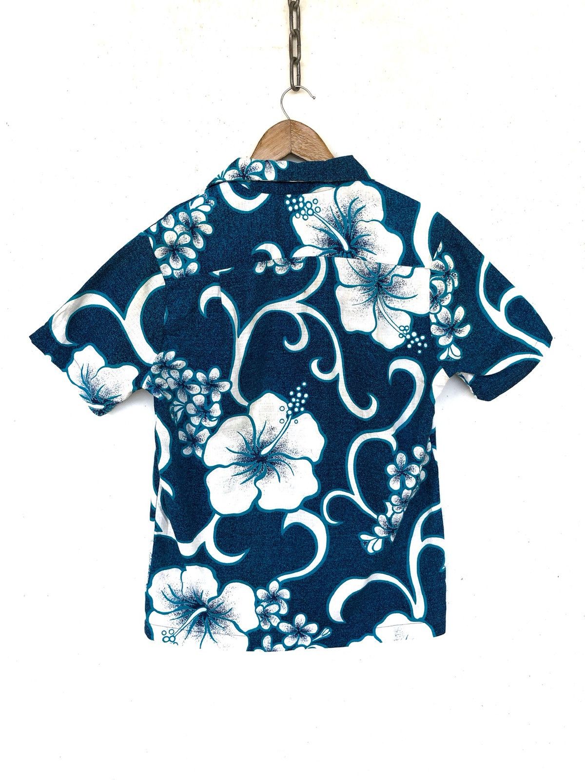 Vintage 1980s Royal Hawaiian "Hibiscus" Motif Hawai Shirt Elvis Size US M / EU 48-50 / 2 - 6 Thumbnail