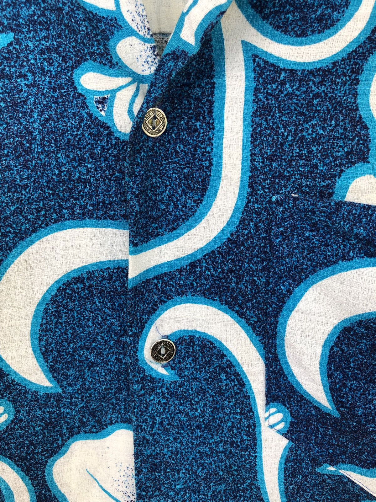 Vintage 1980s Royal Hawaiian "Hibiscus" Motif Hawai Shirt Elvis Size US M / EU 48-50 / 2 - 5 Thumbnail