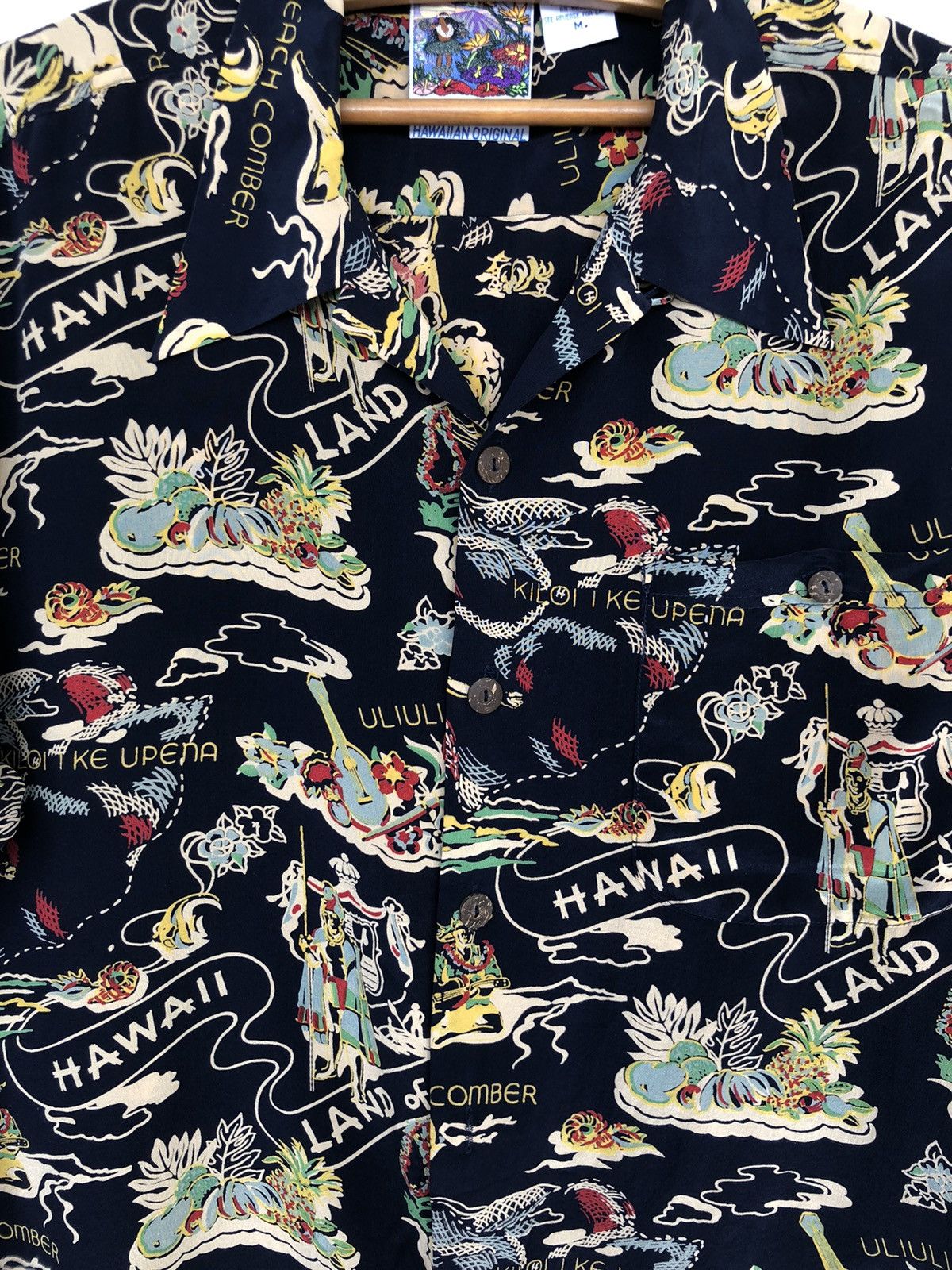 SikSilk RARE🔥Iconic Land of Aloha Avanti Silk LS Hawaii Shirt Size US L / EU 52-54 / 3 - 6 Thumbnail