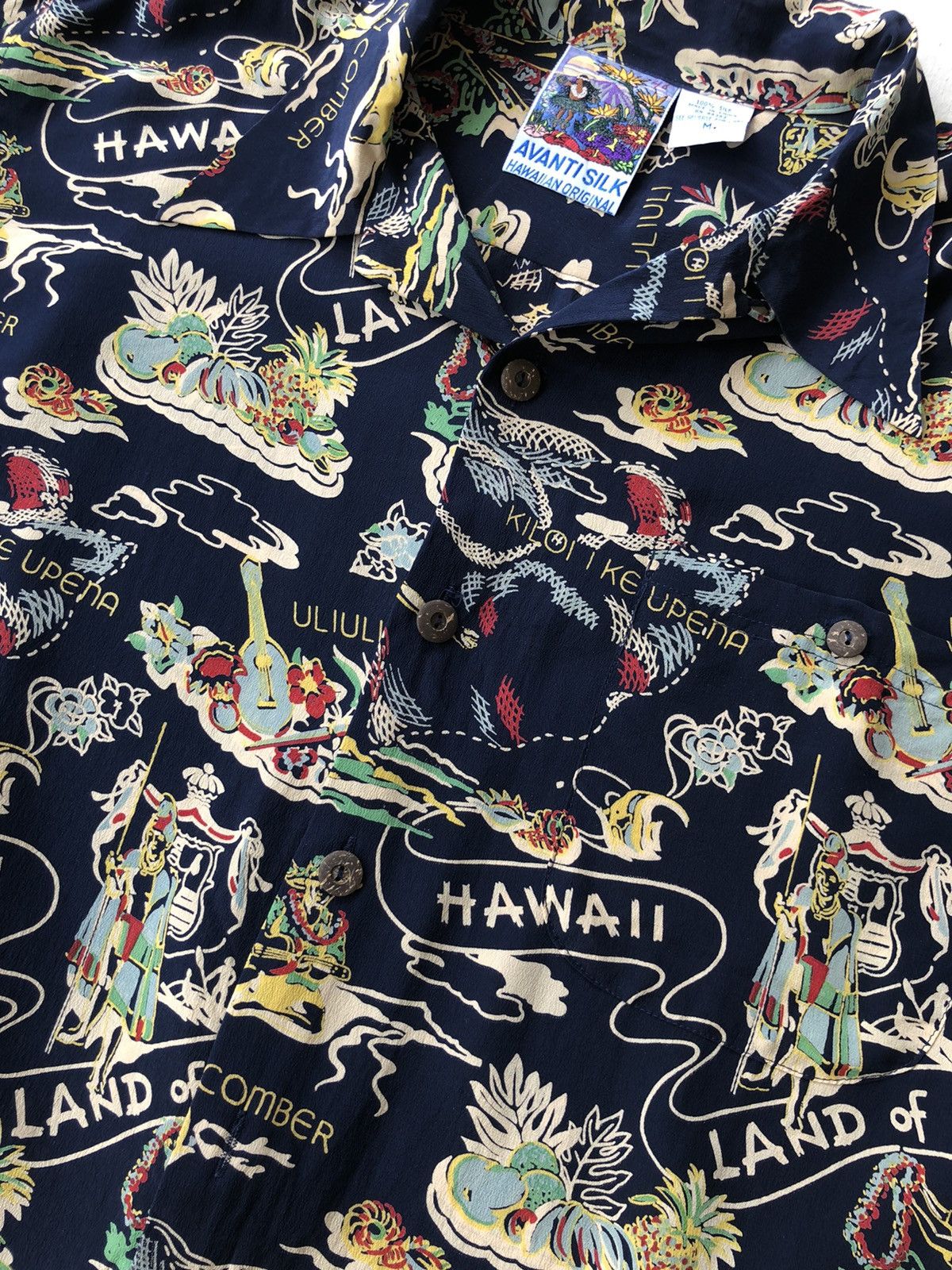 SikSilk RARE🔥Iconic Land of Aloha Avanti Silk LS Hawaii Shirt Size US L / EU 52-54 / 3 - 2 Thumbnail