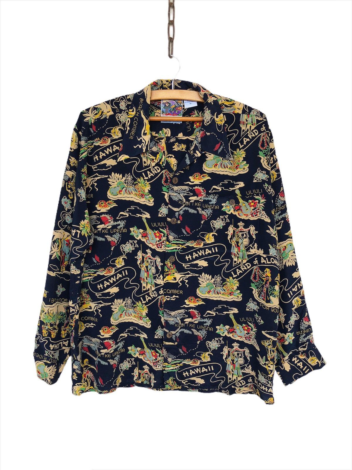 SikSilk RARE🔥Iconic Land of Aloha Avanti Silk LS Hawaii Shirt Size US L / EU 52-54 / 3 - 1 Thumbnail