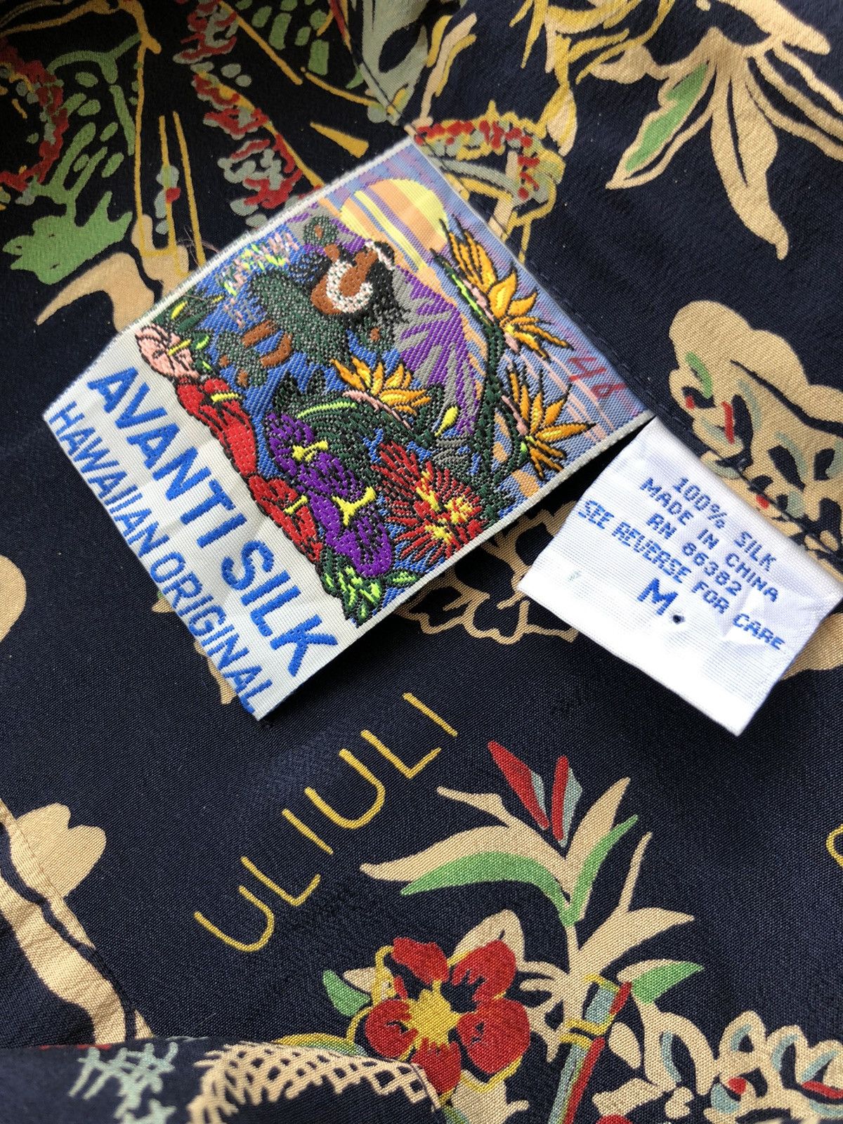 SikSilk RARE🔥Iconic Land of Aloha Avanti Silk LS Hawaii Shirt Size US L / EU 52-54 / 3 - 9 Thumbnail