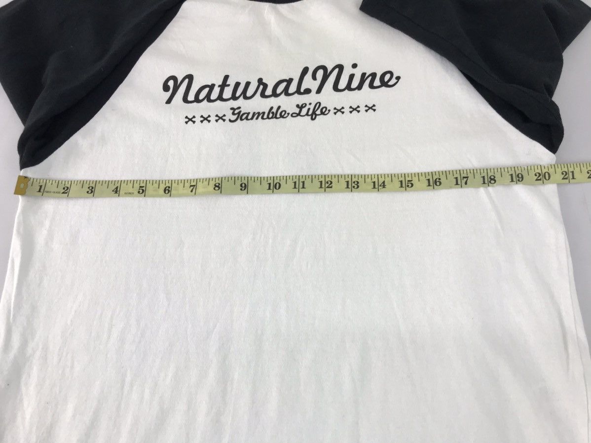 Japanese Brand × Vintage Natural Nine Gamble Life 3 Quater Raglan Tee Printed Size US M / EU 48-50 / 2 - 8 Thumbnail