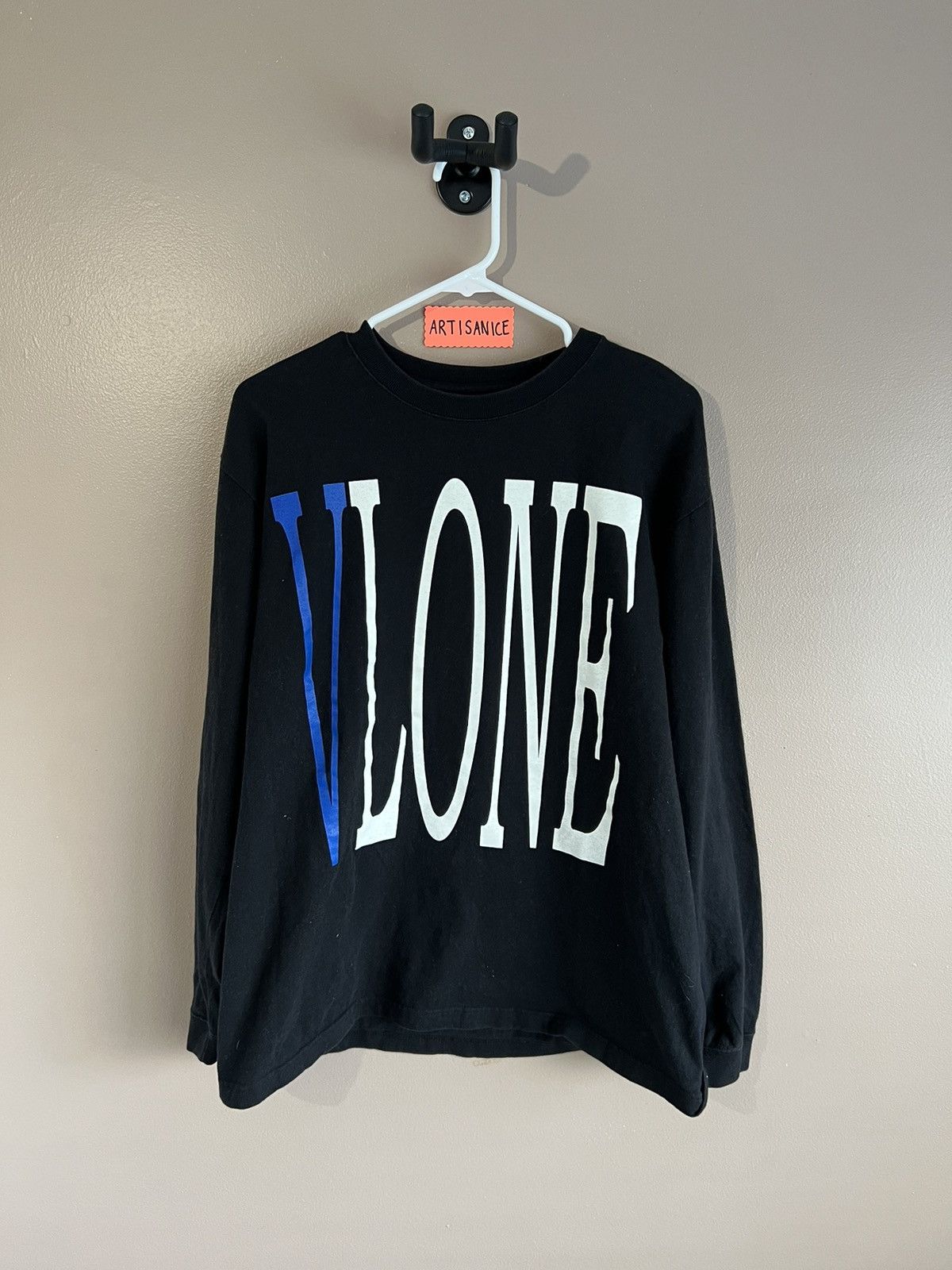 Vlone Staple Vlone Black Long Sleeve VLONE STAPLE LONG SLEEVE