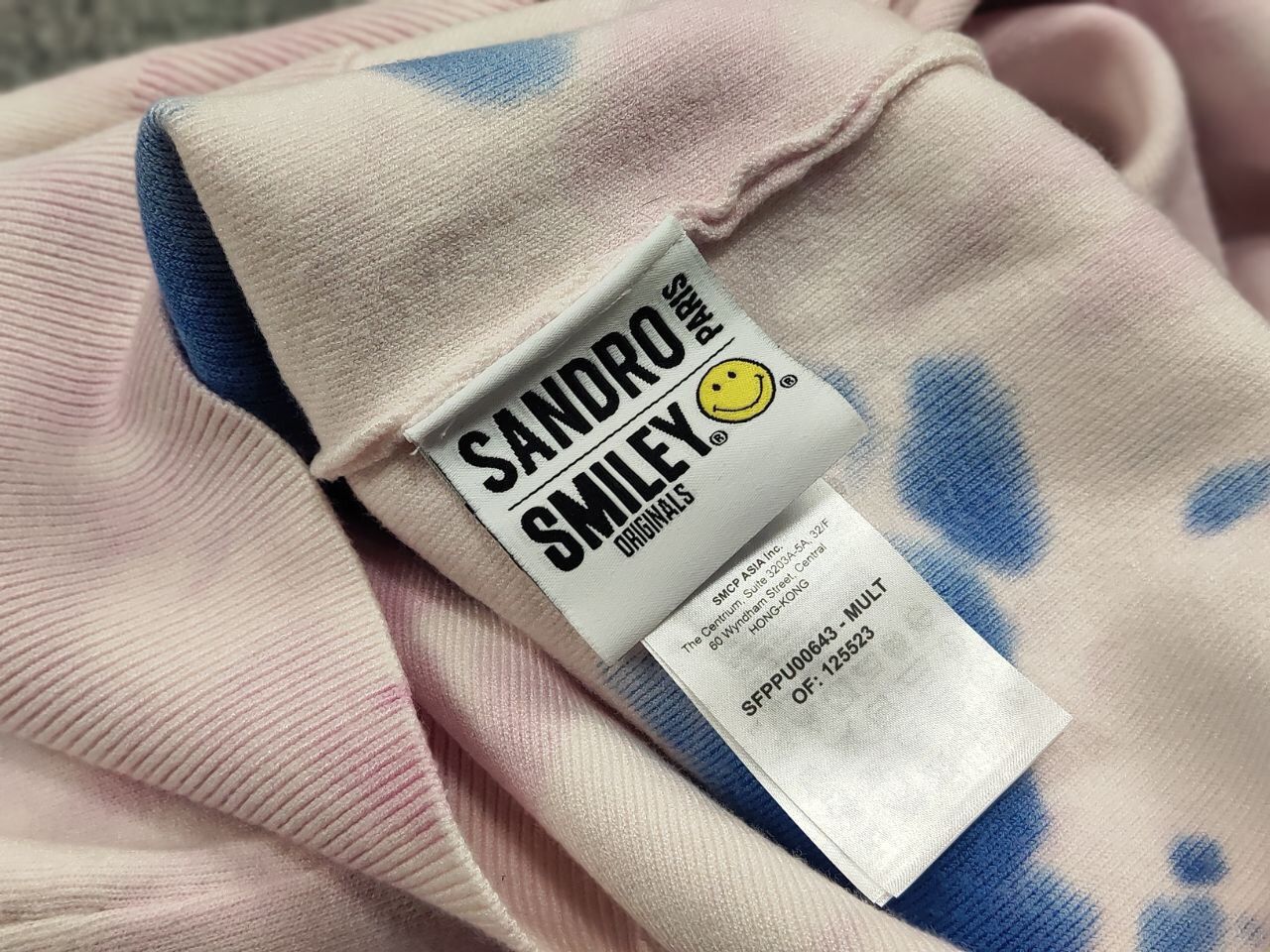 Sandro Sandro x Smiley Tie Dye Multicolor stretch Sweater Smiley Size L / US 10 / IT 46 - 22 Thumbnail