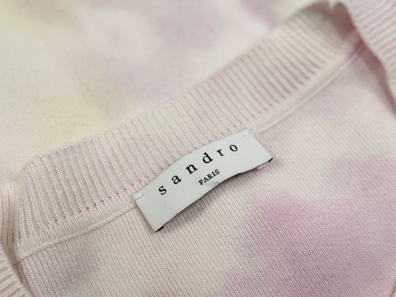 Sandro Sandro x Smiley Tie Dye Multicolor stretch Sweater Smiley Size L / US 10 / IT 46 - 20 Thumbnail