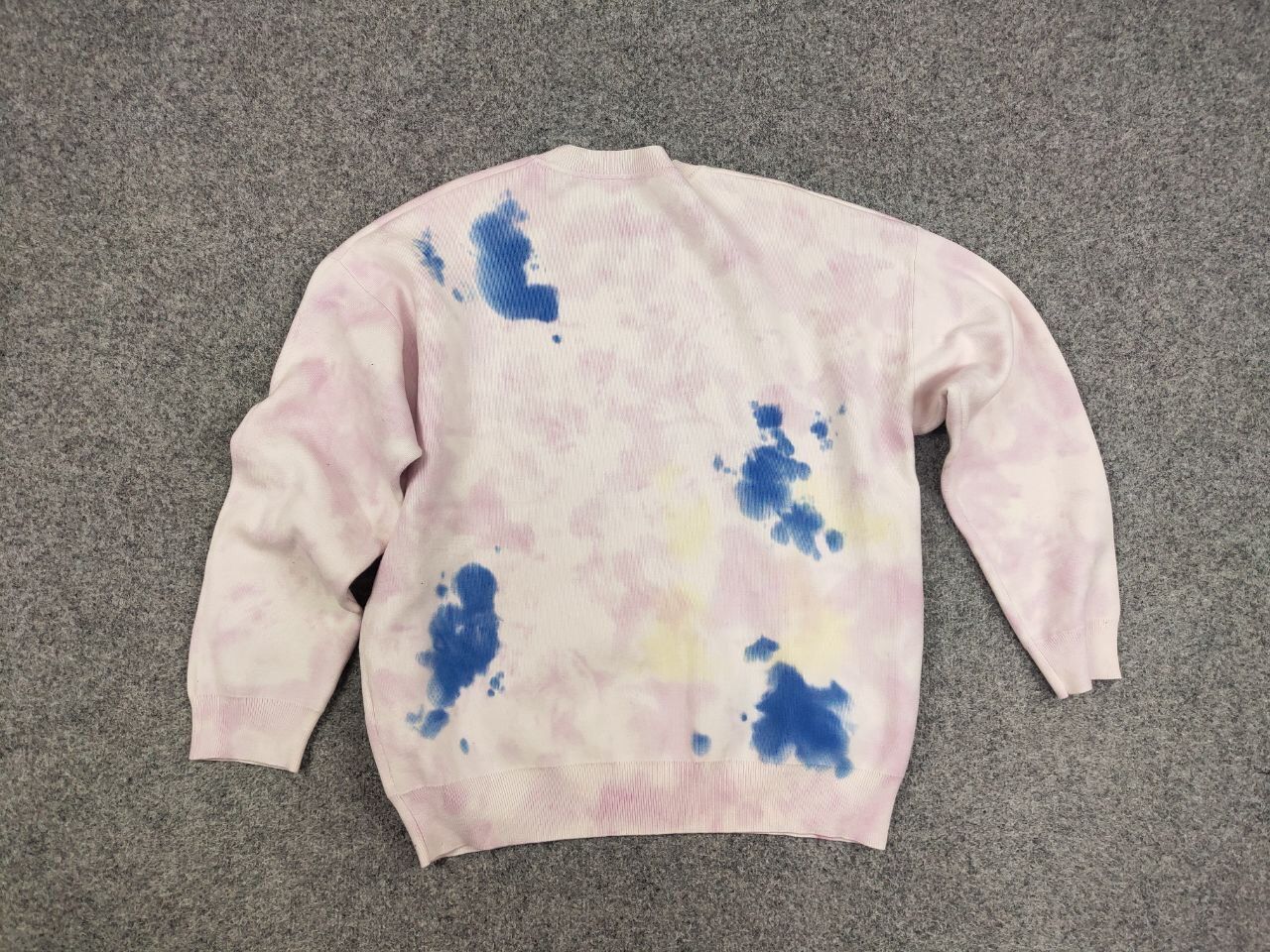 Sandro Sandro x Smiley Tie Dye Multicolor stretch Sweater Smiley Size L / US 10 / IT 46 - 17 Thumbnail