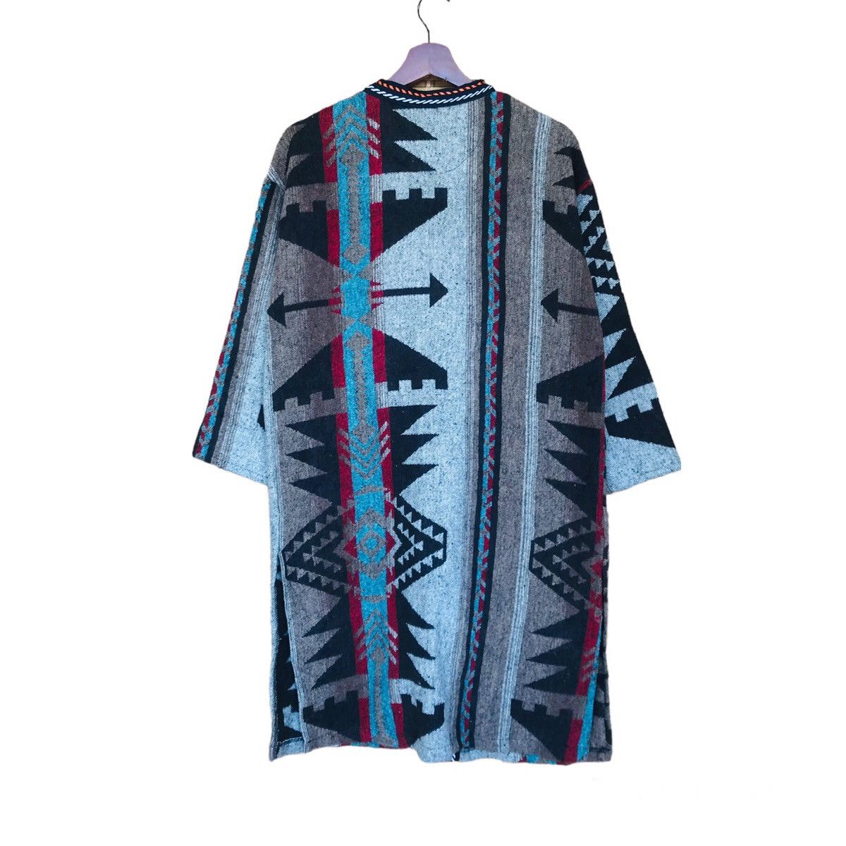 Japanese Brand Japanese Native Navajo buttomless cardigan wool jacket small Size US S / EU 44-46 / 1 - 5 Thumbnail