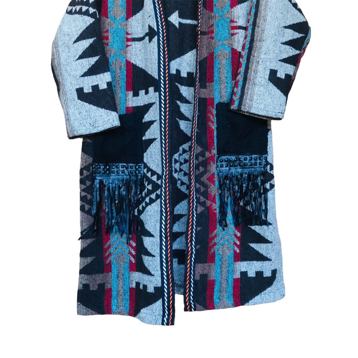 Japanese Brand Japanese Native Navajo buttomless cardigan wool jacket small Size US S / EU 44-46 / 1 - 3 Thumbnail