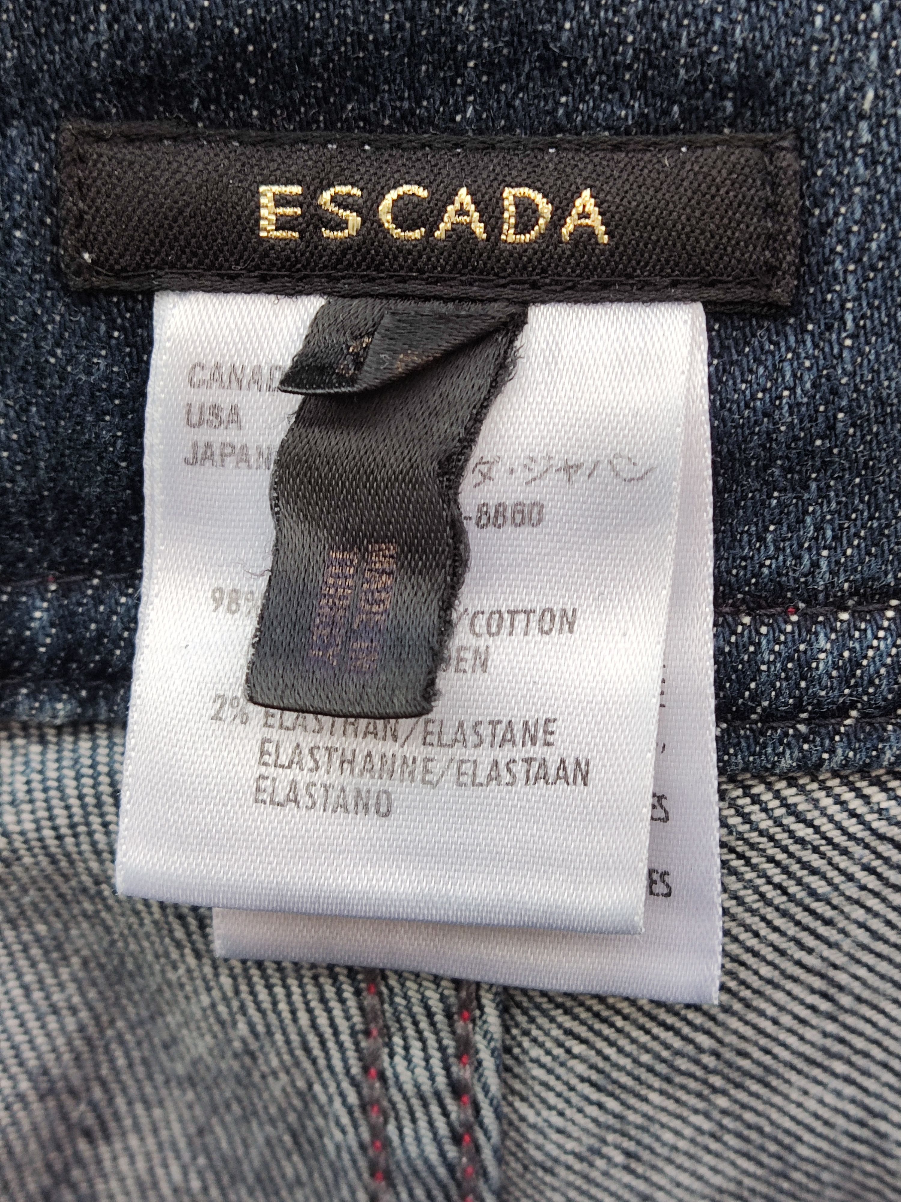 Escada archive vintage flare lips Escada denim jeans Size 30" / US 8 / IT 44 - 10 Thumbnail
