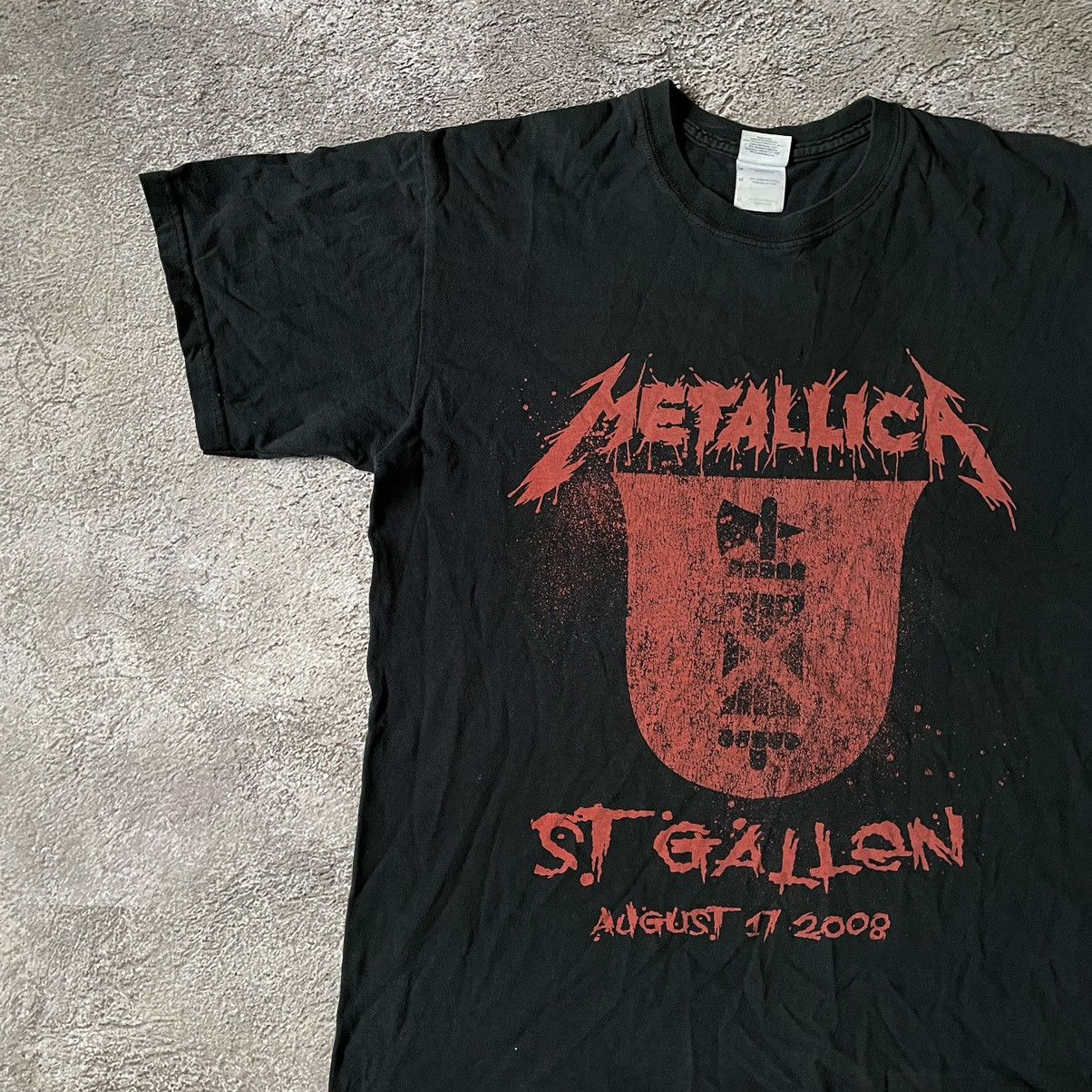 Vintage Vintage 90s Metallica Band Tee Faded Black Graphic Grunge M Size US M / EU 48-50 / 2 - 4 Thumbnail