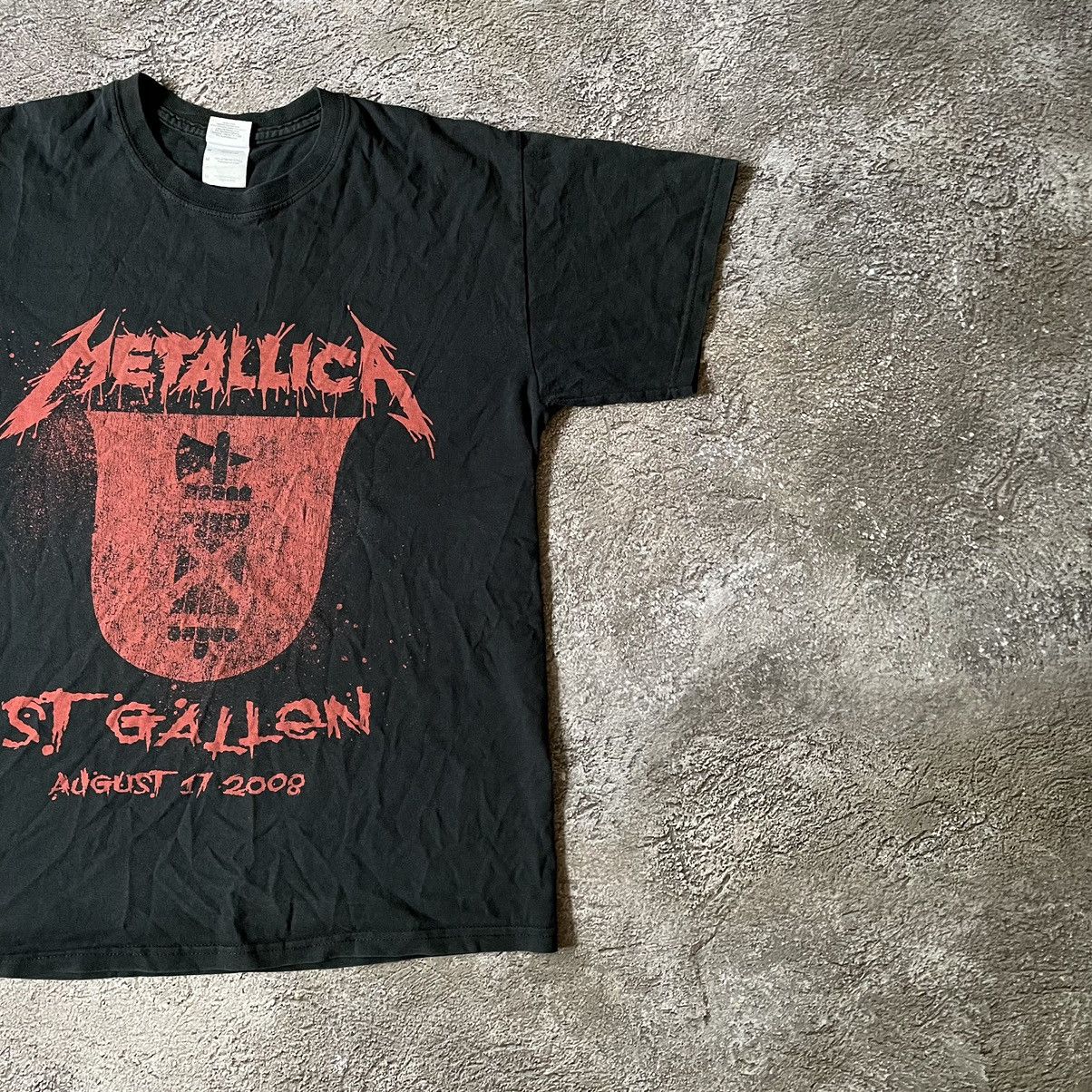 Vintage Vintage 90s Metallica Band Tee Faded Black Graphic Grunge M Size US M / EU 48-50 / 2 - 3 Thumbnail