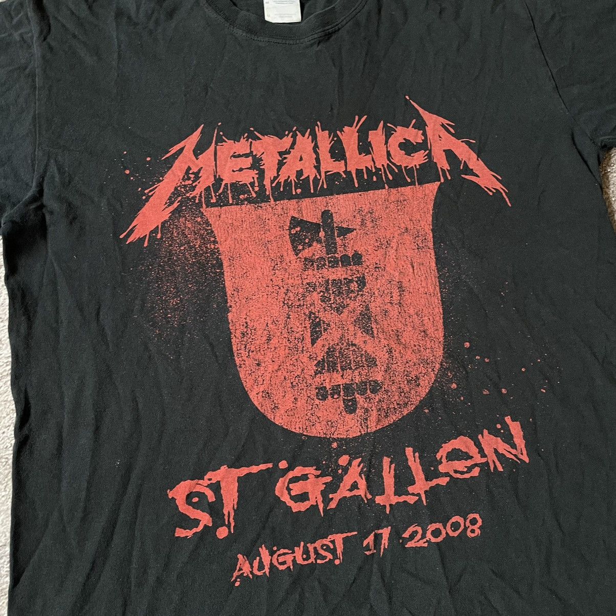 Vintage Vintage 90s Metallica Band Tee Faded Black Graphic Grunge M Size US M / EU 48-50 / 2 - 6 Thumbnail