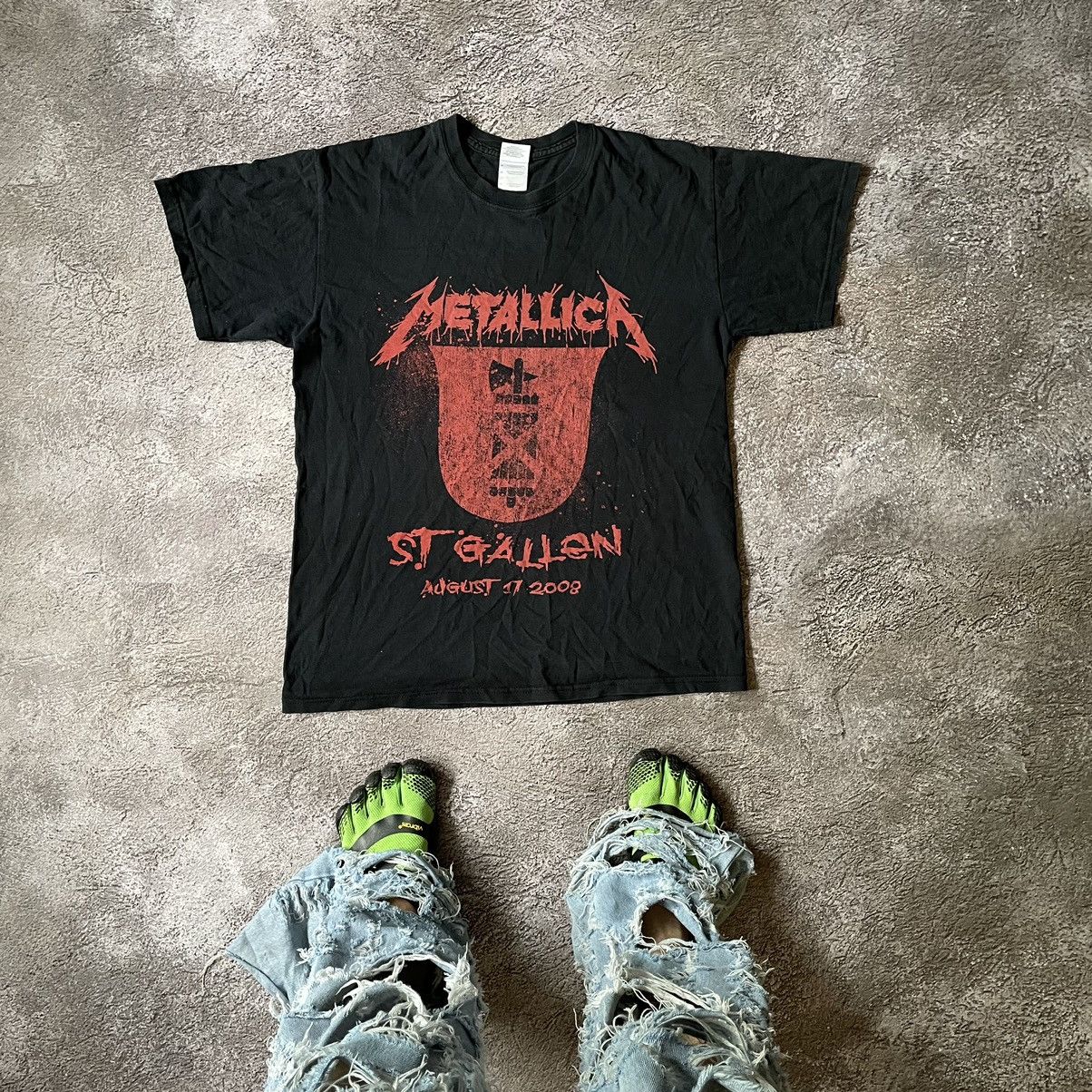 Vintage Vintage 90s Metallica Band Tee Faded Black Graphic Grunge M Size US M / EU 48-50 / 2 - 1 Thumbnail