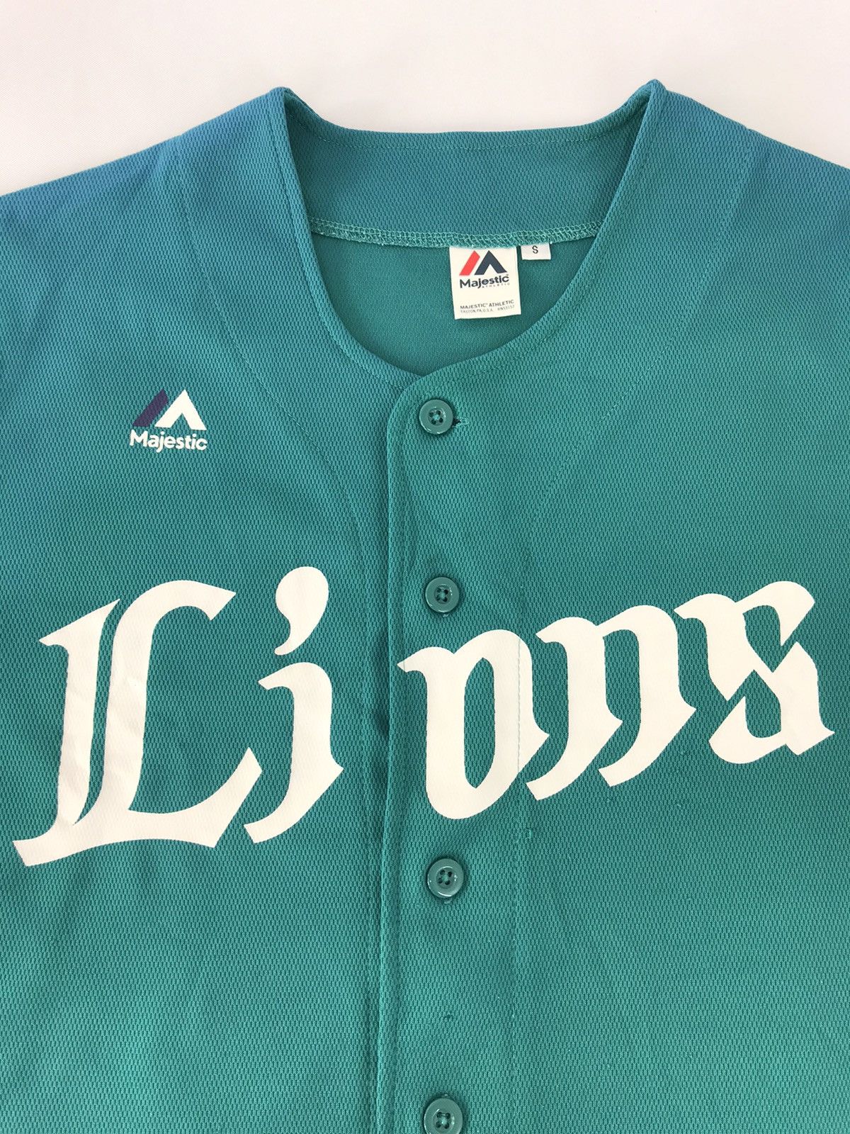 MLB × Majestic Majestic Athletic Lions Saitama Seibu Baseball Spell Out Size US L / EU 52-54 / 3 - 3 Thumbnail