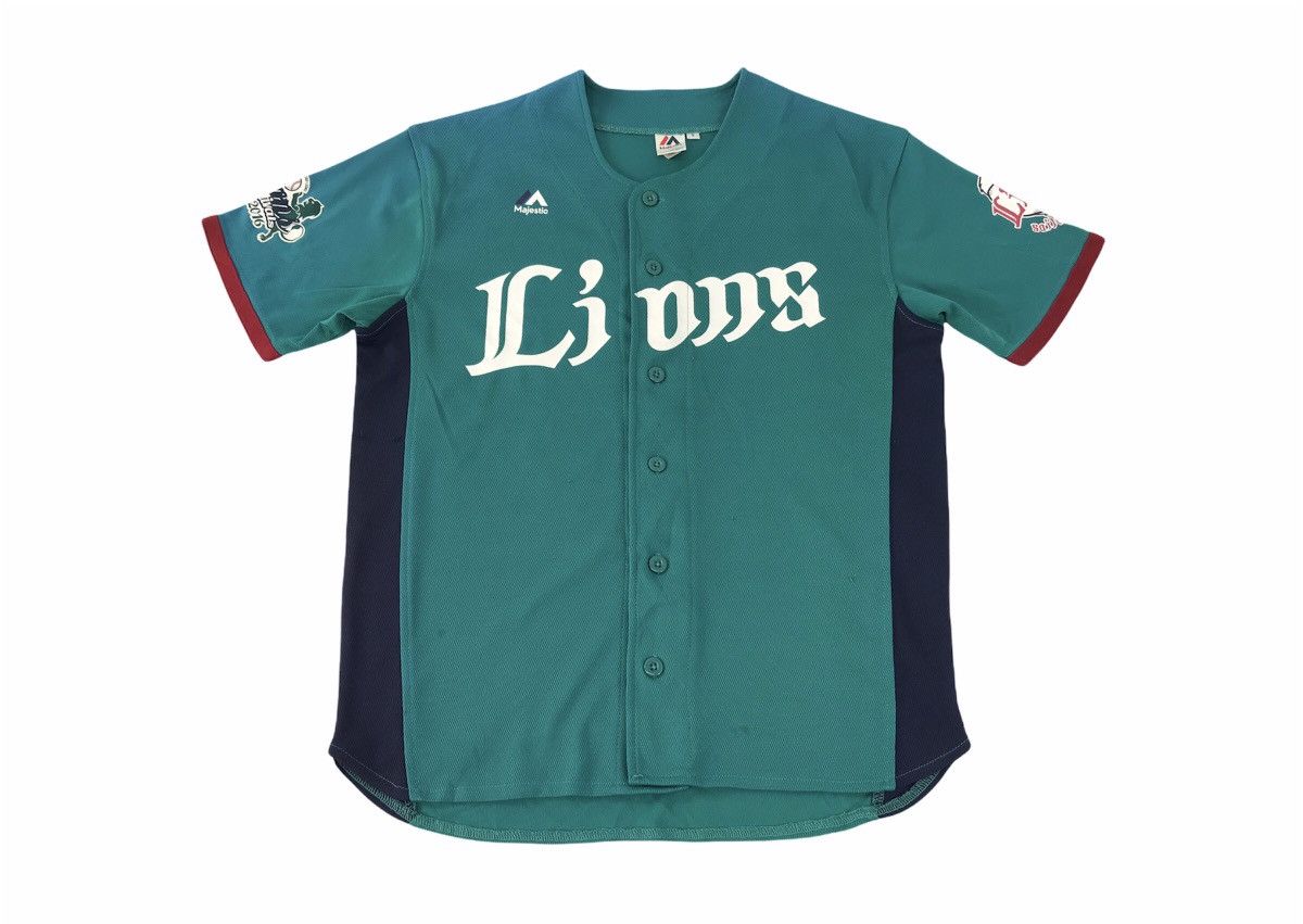 Majestic Athletic Lions Saitama Seibu Baseball Spell Out