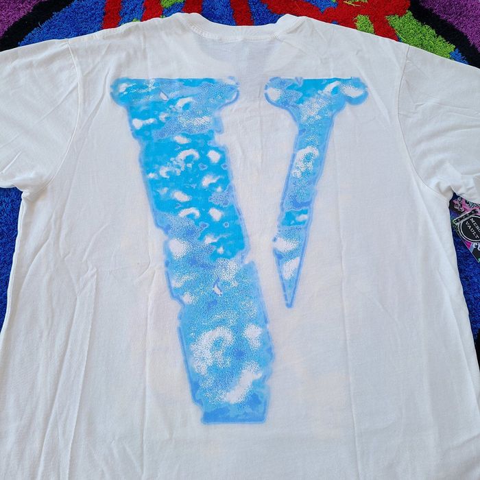 Baby blue hot sale vlone shirt